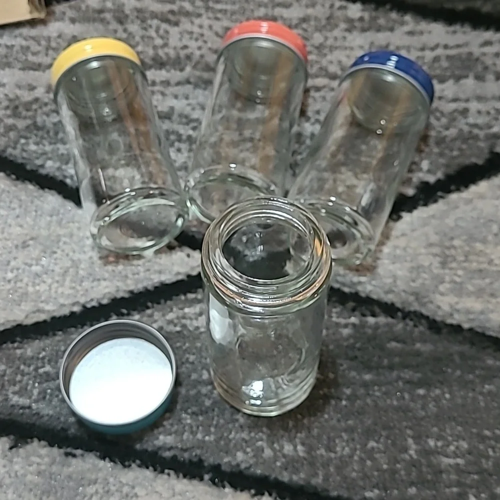 NWOT OLD EAST MINI CANISTERS SET 12 - 2 OZ MULTI COLORS PRICE FIRM